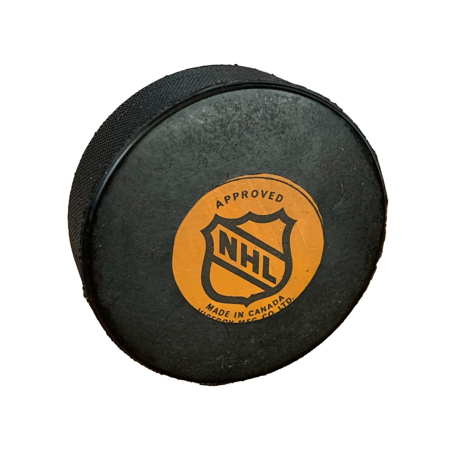 Montreal Canadiens Game Used Hockey Puck - 643-collectibles