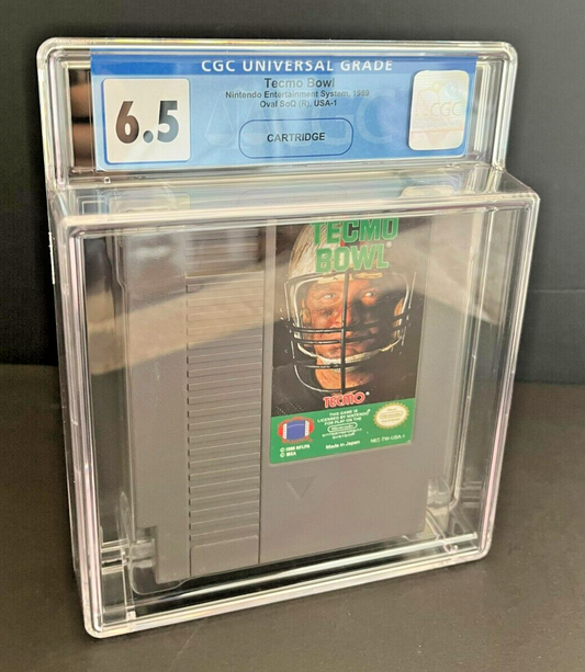 Tecmo Bowl Football Nintendo NES (1989) Cartridge CGC 6.5