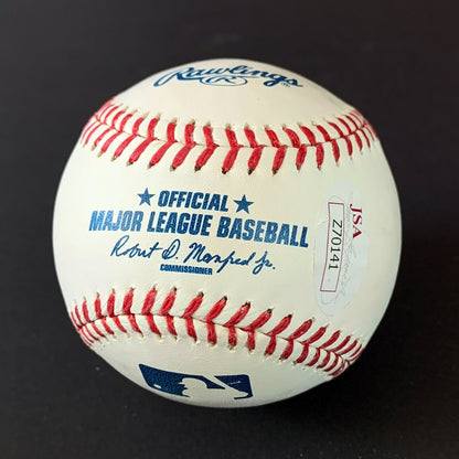 Derek Jeter Autographed Official OMLB Baseball JSA - 643-collectibles