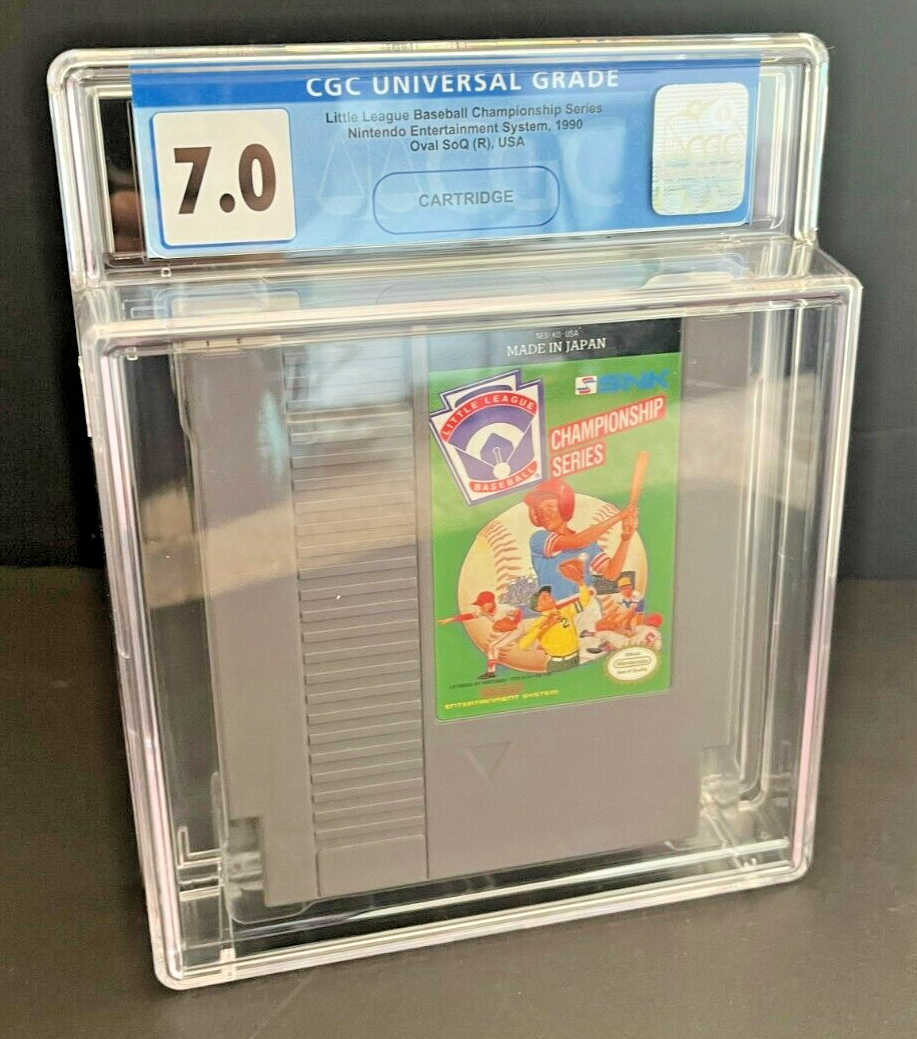 Little League Baseball Championship Series Nintendo NES (1990) Cartridge CGC 7.0 - 643-collectibles
