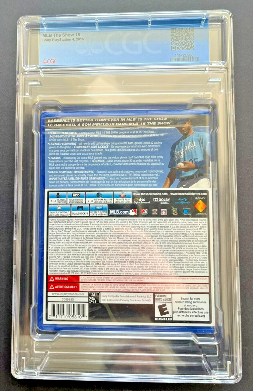 MLB The Show 15 Russell Martin Cover PlayStation 4 (2015) Sealed CGC 9.6 - 643-collectibles