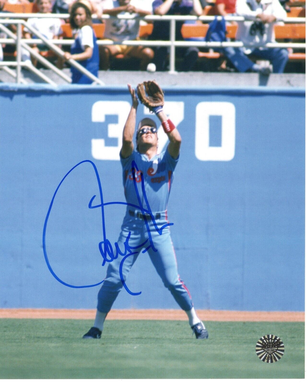 Larry Walker Autographed Baseball 8x10 Photo (Montreal Expos) - 643-collectibles