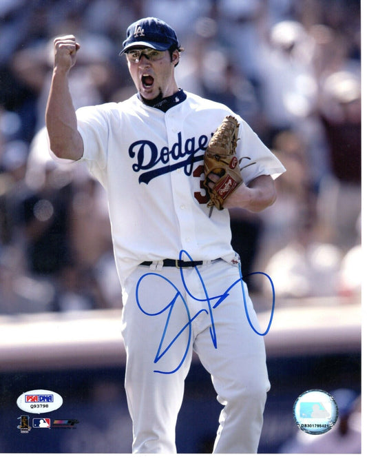 Eric Gagne Autographed Baseball 8x10 Photo PSA/DNA (Los Angeles Dodgers) - 643-collectibles