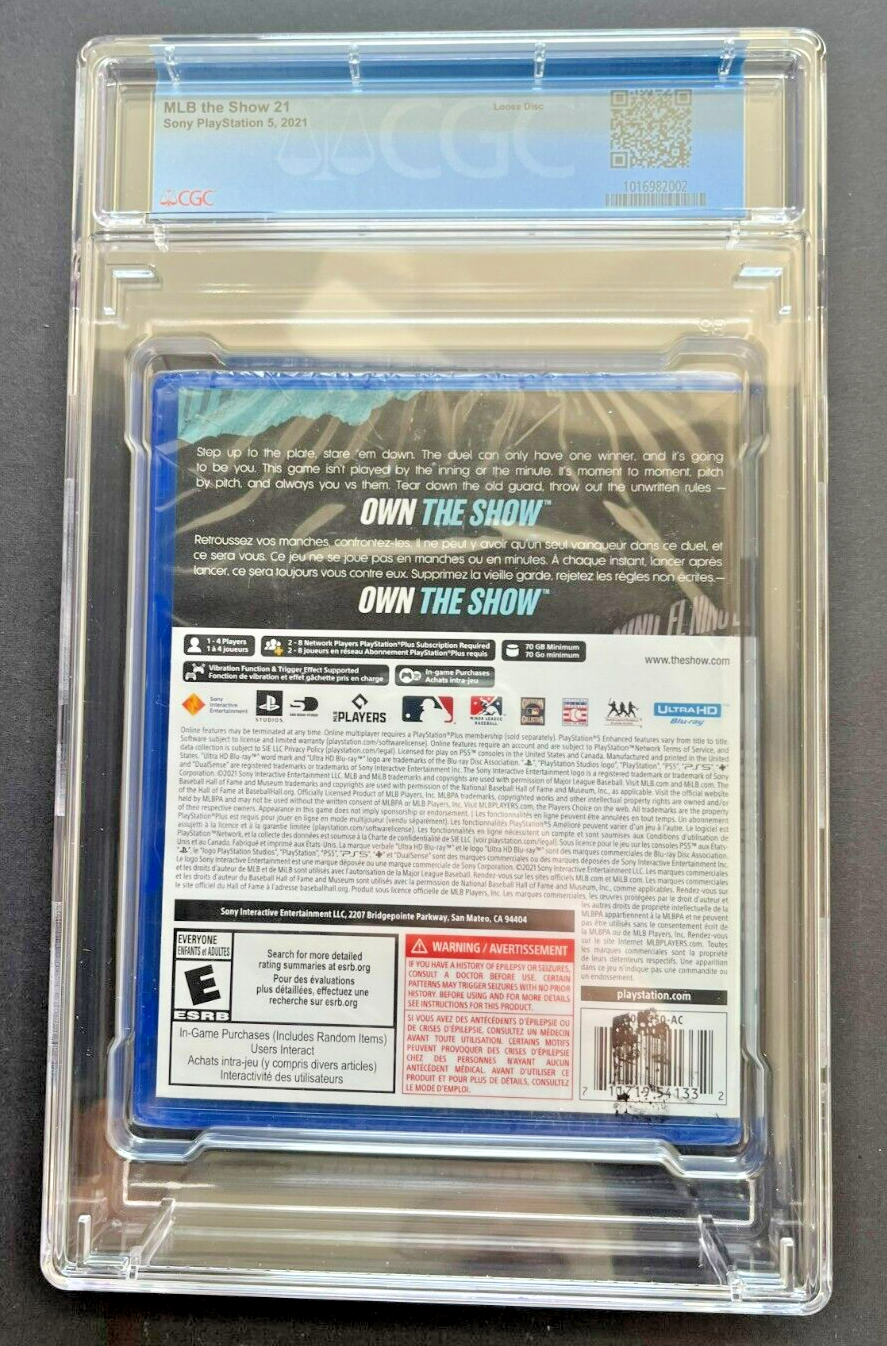 MLB The Show 21 Fernando Tatis Jr. Cover PlayStation 4 (2021) Sealed CGC 9.6 - 643-collectibles