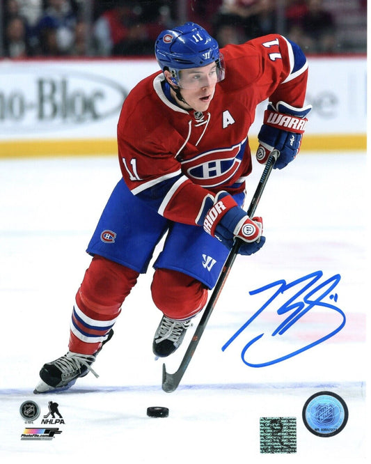 Brendan Gallagher Autographed Hockey 8x10 Photo (Montreal Canadiens) - 643-collectibles