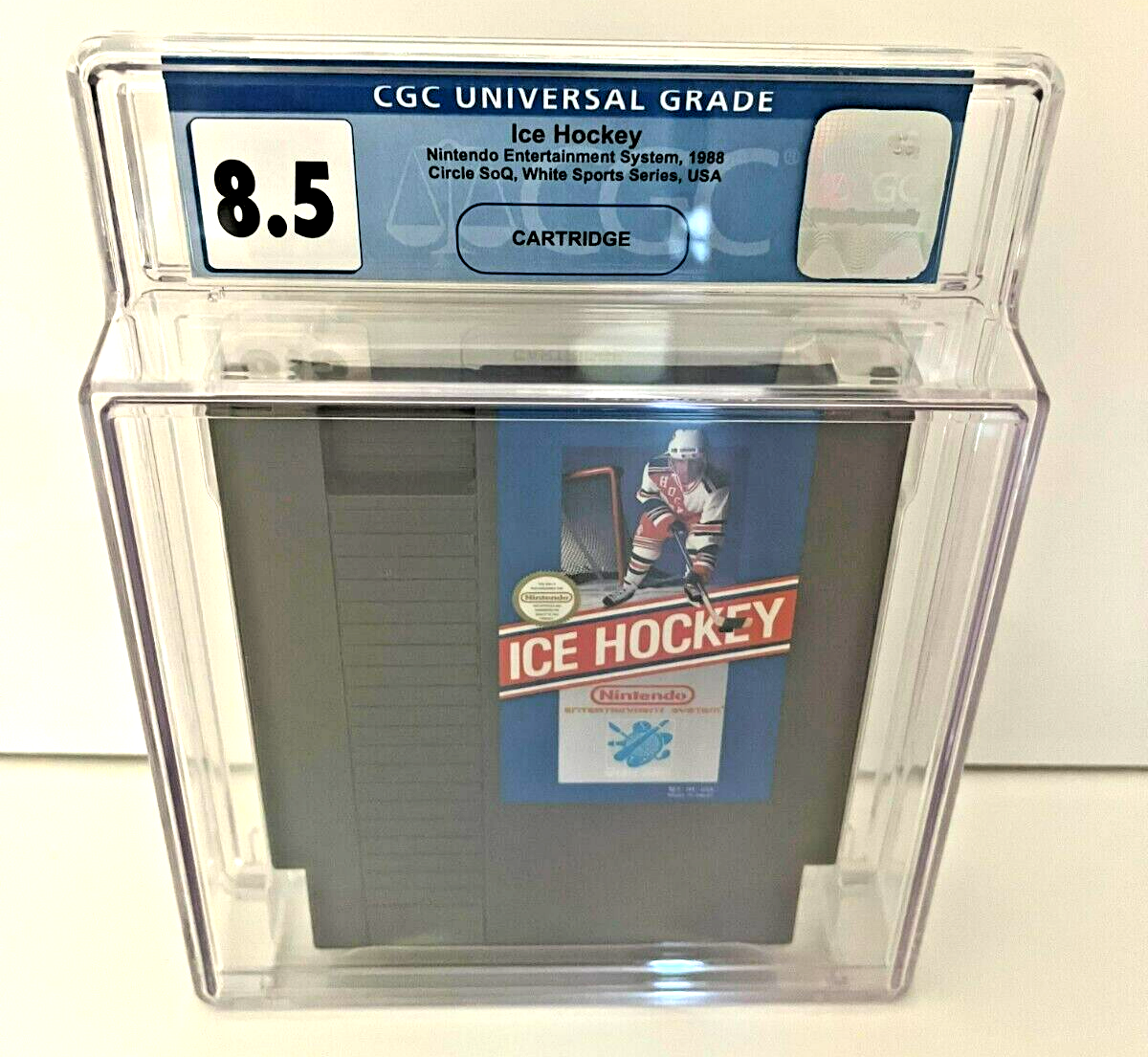 Ice Hockey Nintendo NES (1988) Cartridge CGC 8.5 - 643-collectibles