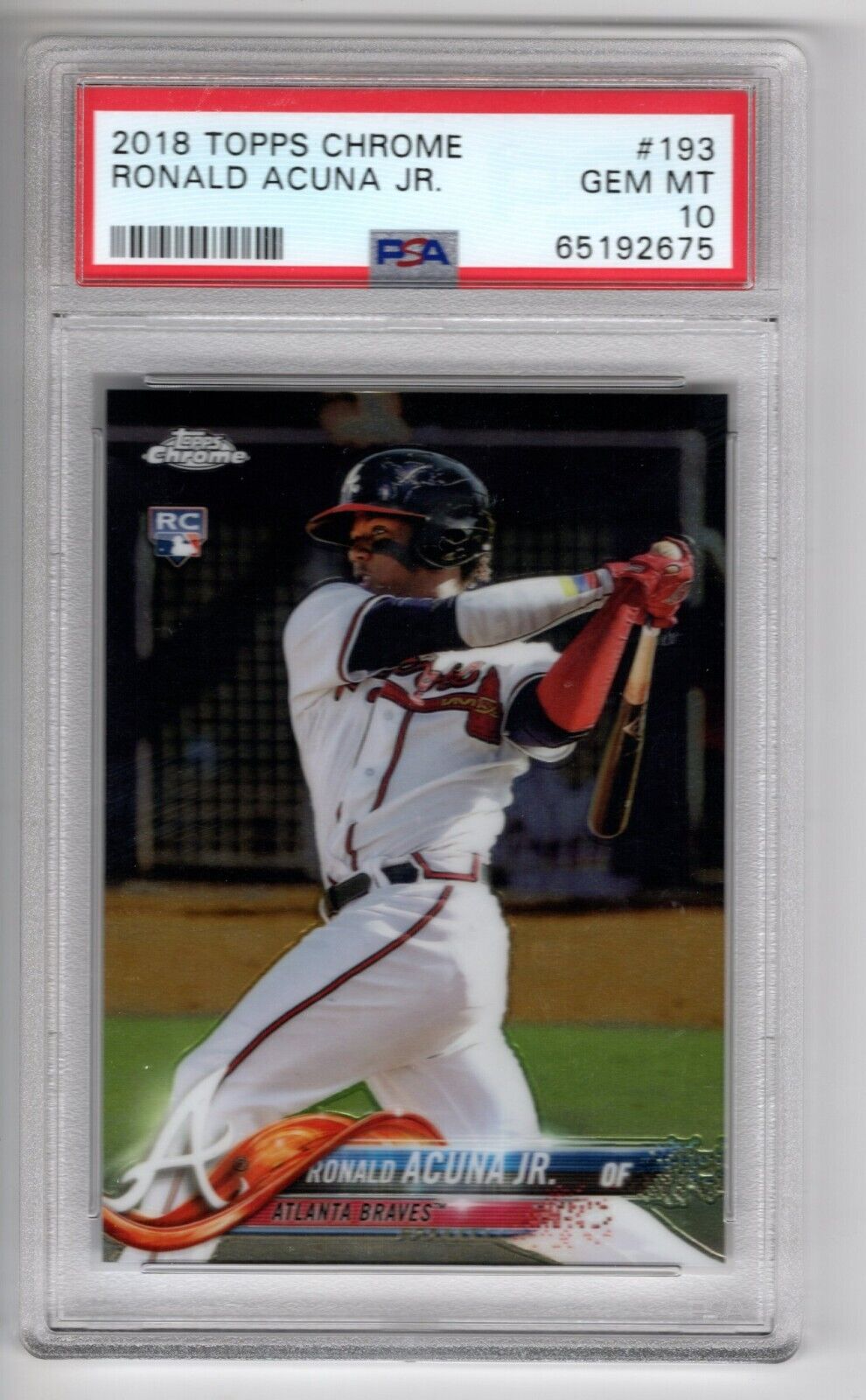 Ronald Acuna Jr. Rookie Card selling