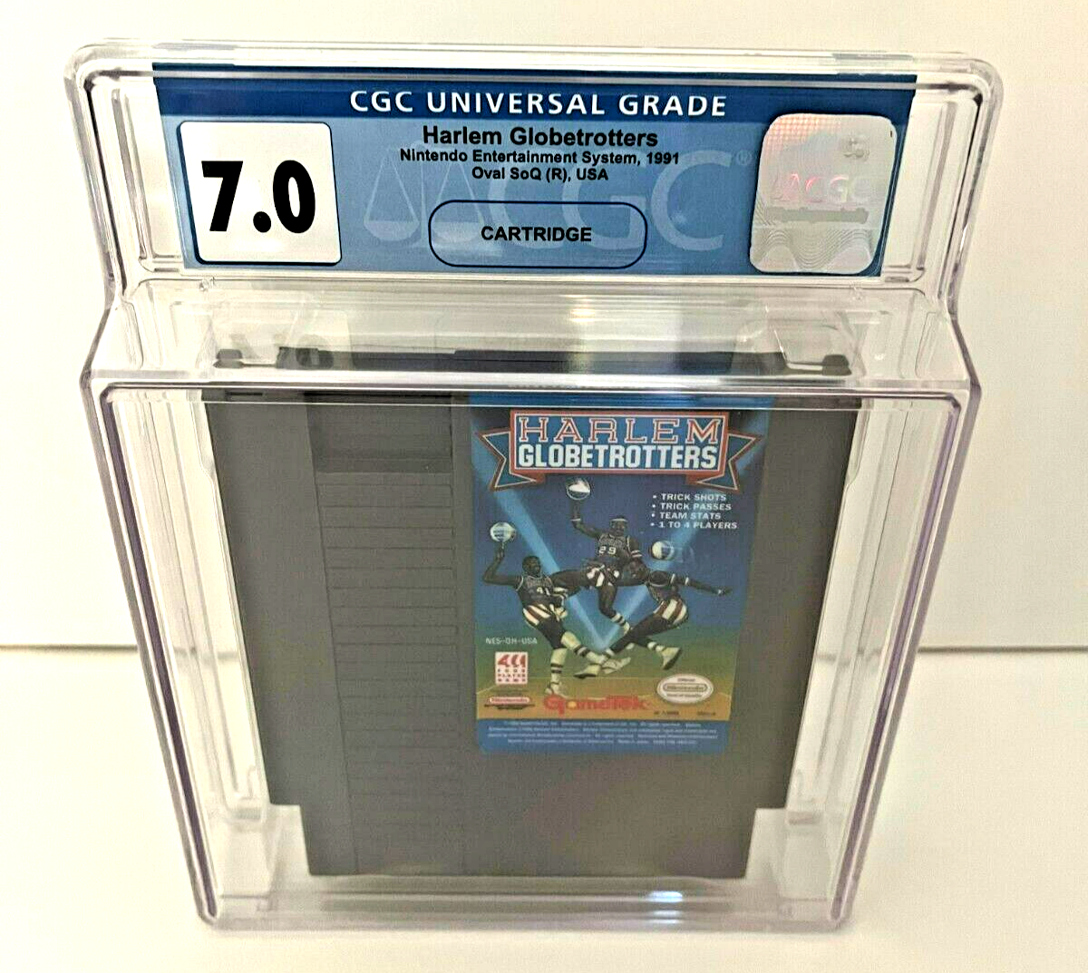 Harlem Globetrotters Basketball Nintendo NES (1991) Cartridge CGC 7.0 - 643-collectibles