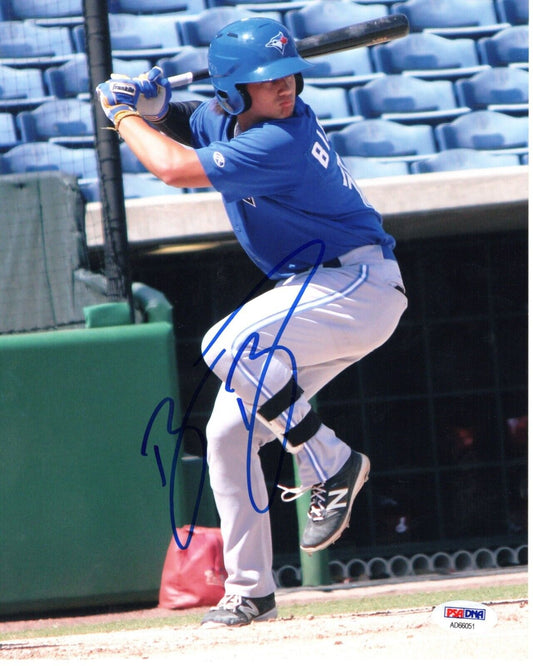 Bo Bichette Autographed Baseball 8x10 Photo PSA/DNA (Toronto Blue Jays) - 643-collectibles