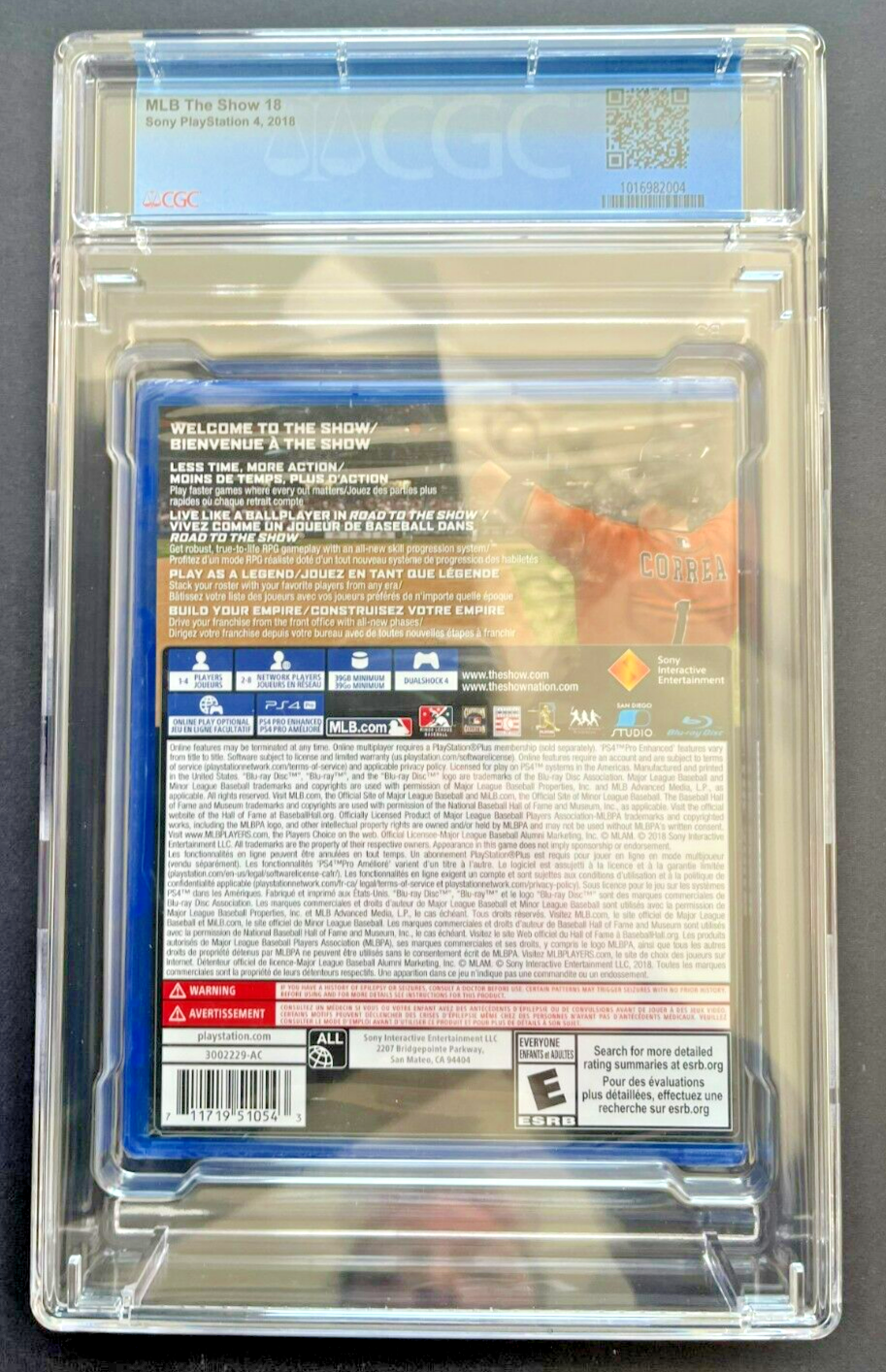 MLB The Show 18 Marcus Stroman Cover PlayStation 4 (2018) Sealed CGC 9.6 - 643-collectibles