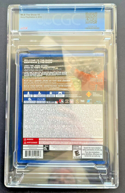 MLB The Show 18 Marcus Stroman Cover PlayStation 4 (2018) Sealed CGC 9.6