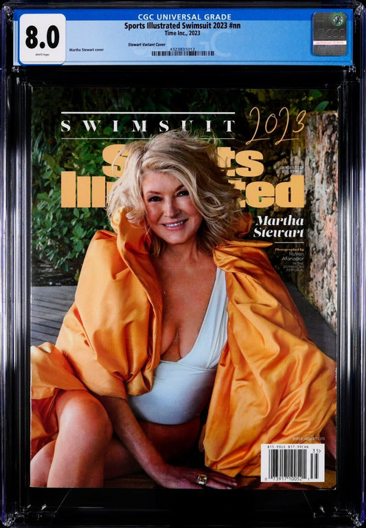 2023 Newsstand Sports Illustrated Swimsuit Martha Stewart 1st Cover RC CGC 8.0 - 643-collectibles