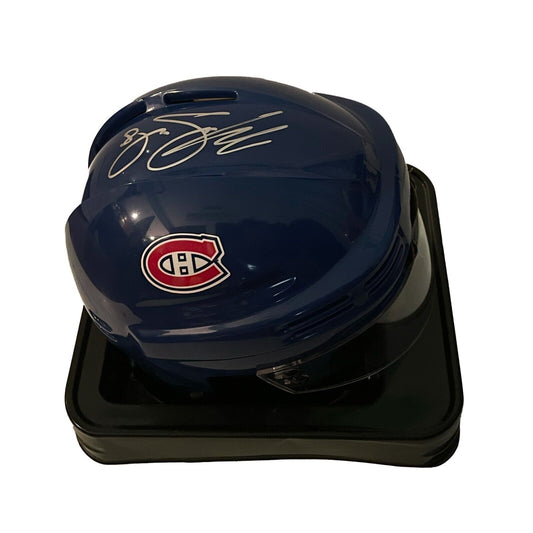 Mike Matheson Autographed Montreal Canadiens Mini Helmet AJ Sports - 643-collectibles