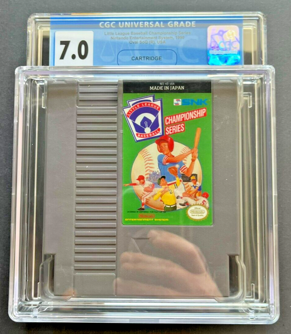 Little League Baseball Championship Series Nintendo NES (1990) Cartridge CGC 7.0 - 643-collectibles