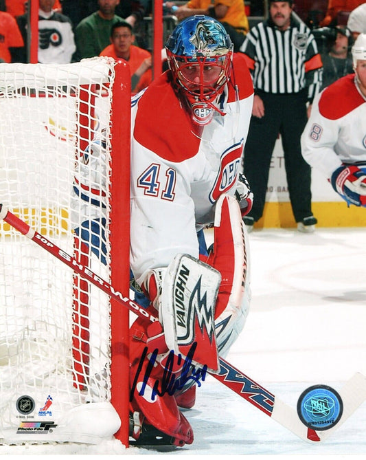 Jaroslav Halak Autographed Hockey 8x10 Photo (Montreal Canadiens) - 643-collectibles
