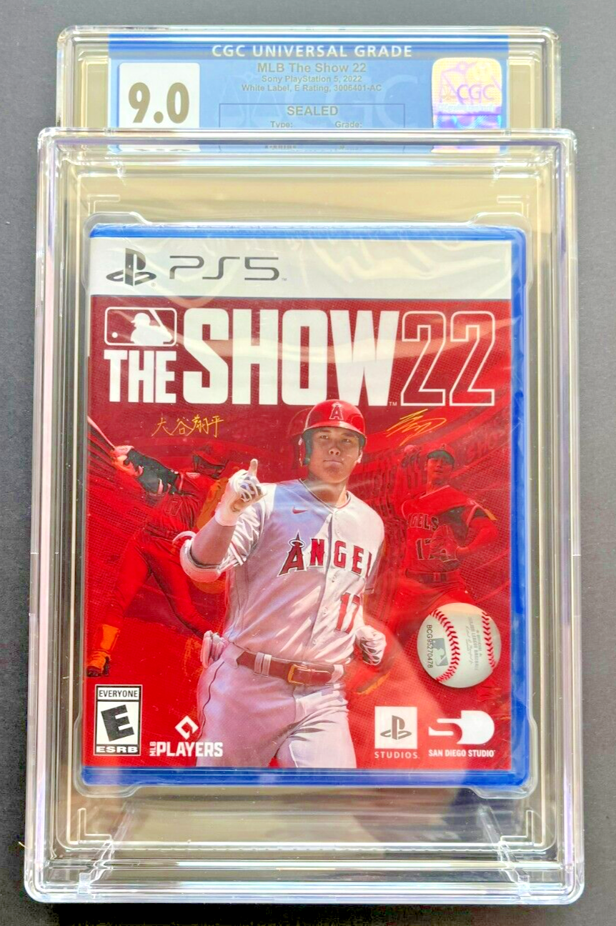 MLB The Show 22 Shohei Ohtani Cover PlayStation 5 (2022) Sealed CGC 9.0 - 643-collectibles