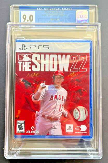 MLB The Show 22 Shohei Ohtani Cover PlayStation 5 (2022) Sealed CGC 9.0