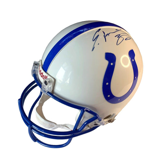 Edgerrin James Autographed Authentic Full Size Football Helmet MM (Indianapolis Colts) - 643-collectibles