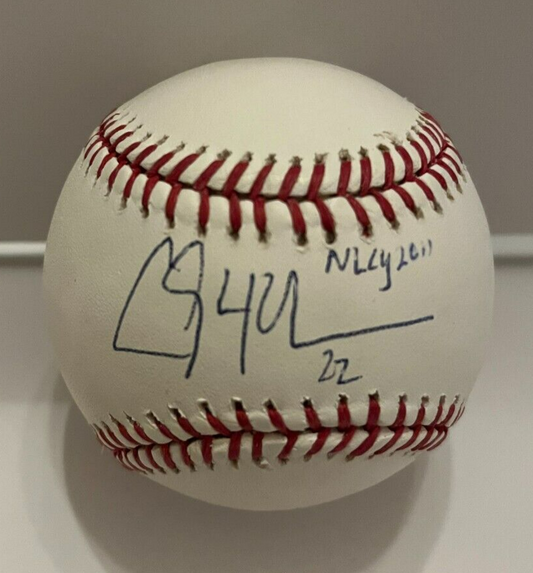 Clayton Kershaw Autographed Official OMLB Baseball - 643-collectibles
