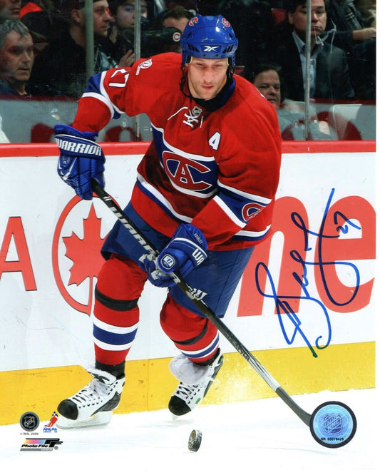 Alex Kovalev Autographed Hockey 8x10 Photo (Montreal Canadiens) - 643-collectibles