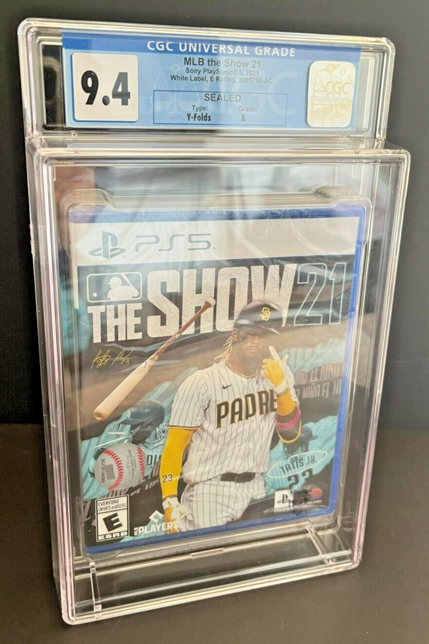 MLB The Show 21 Fernando Tatis Jr. Cover PlayStation 4 (2021) Sealed CGC 9.6 - 643-collectibles
