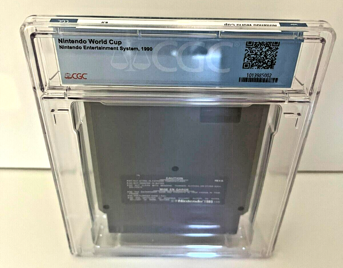 Nintendo World Cup Soccer Nintendo NES (1990) Cartridge CGC 8.0 - 643-collectibles