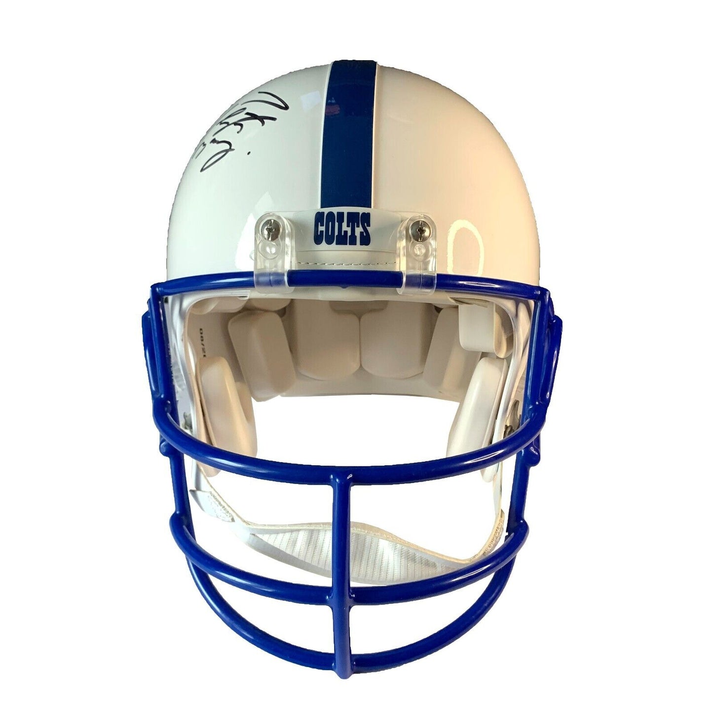 Peyton Manning Autographed Authentic Full Size Football Helmet FANATICS (Indy Colts) - 643-collectibles