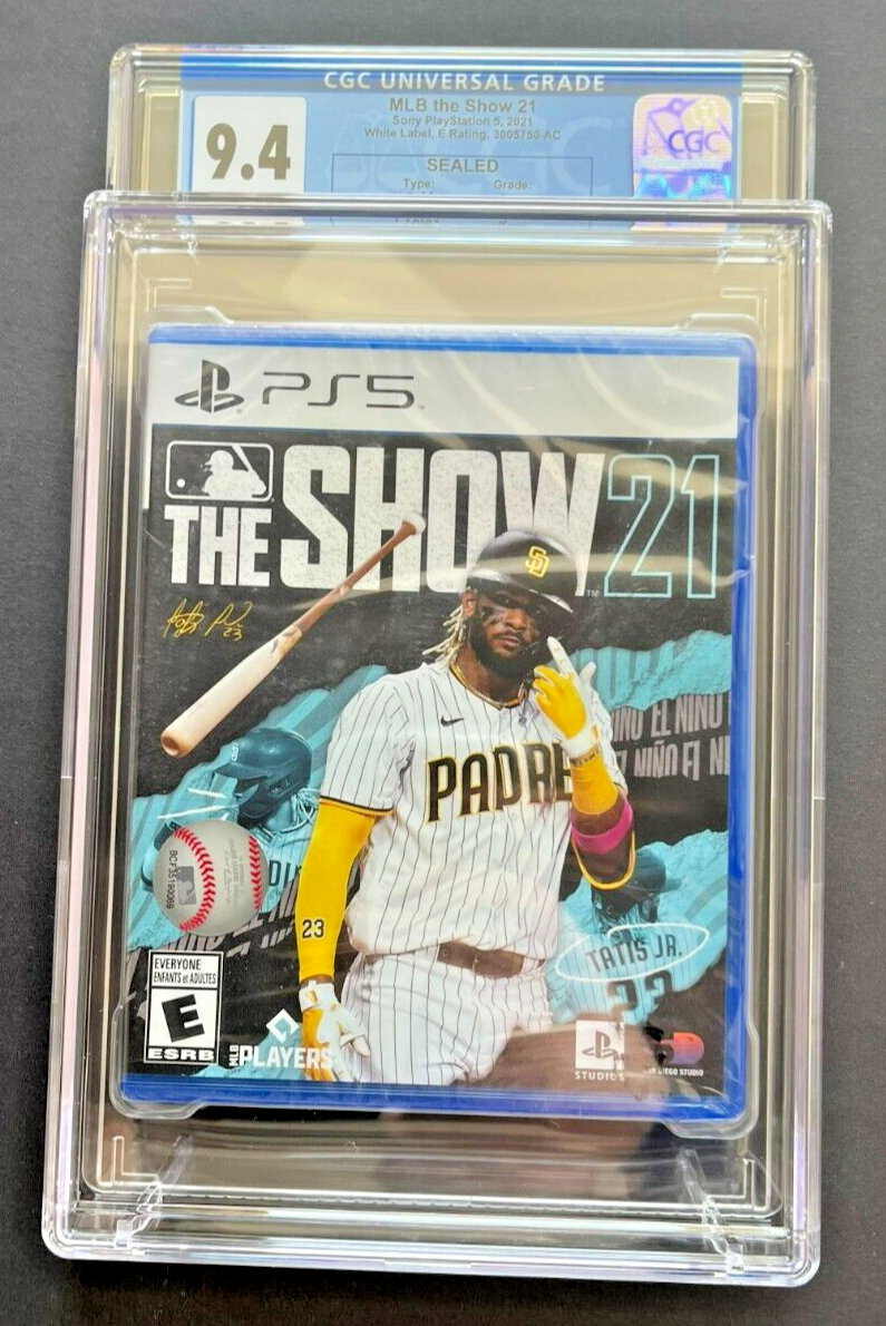 MLB The Show 21 Fernando Tatis Jr. Cover PlayStation 4 (2021) Sealed CGC 9.6 - 643-collectibles
