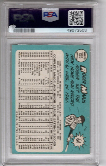 1965 Topps Baseball #155 Roger Maris PSA 6 - 643-collectibles
