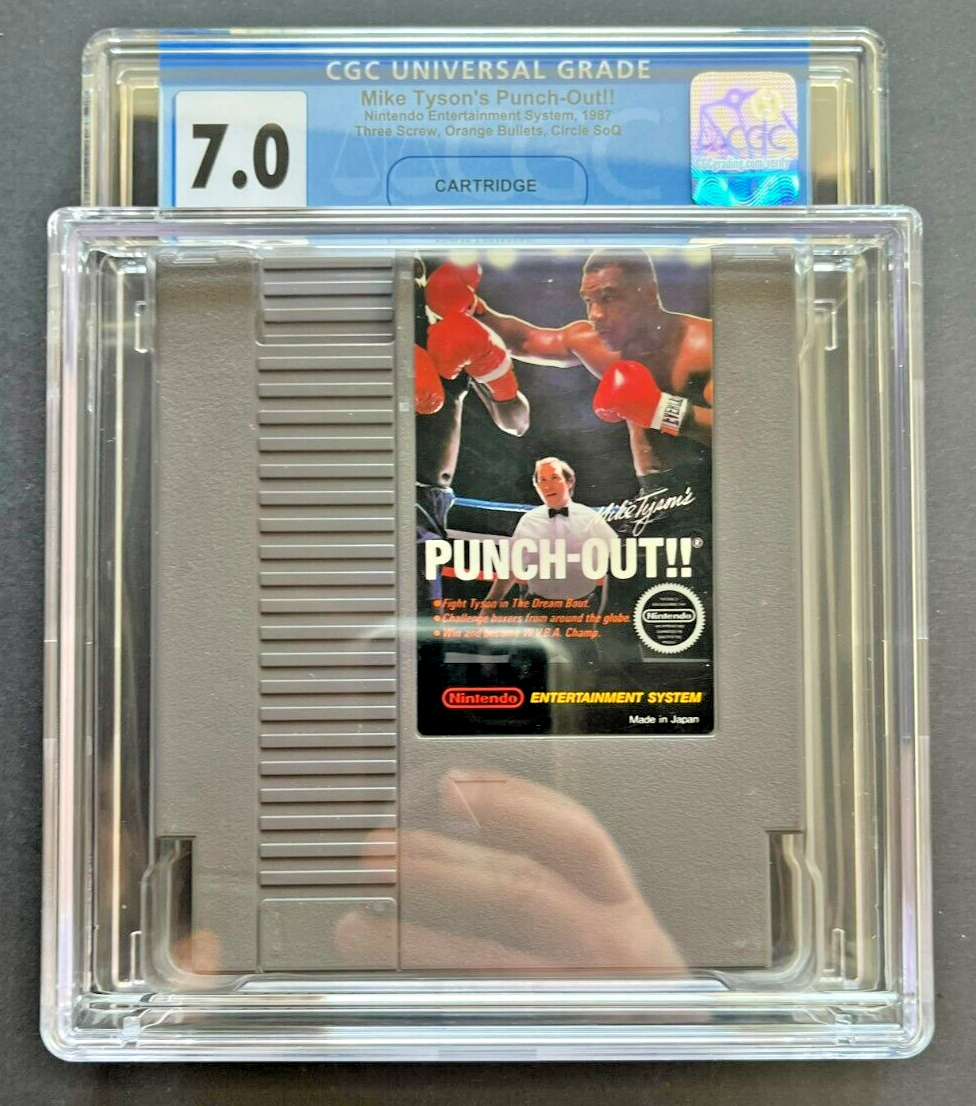 Mike Tyson's Punch-Out!! Boxing Nintendo NES (1987) Cartridge CGC 7.0