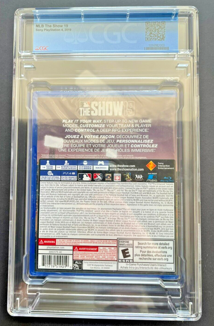 MLB The Show 19 Bryce Harper Cover PlayStation 4 (2019) Sealed CGC 9.8
