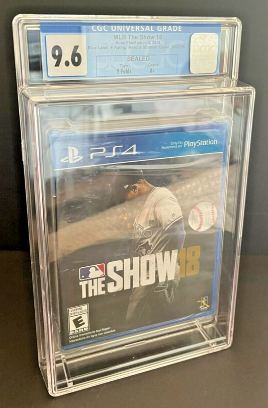 MLB The Show 18 Marcus Stroman Cover PlayStation 4 (2018) Sealed CGC 9.6 - 643-collectibles