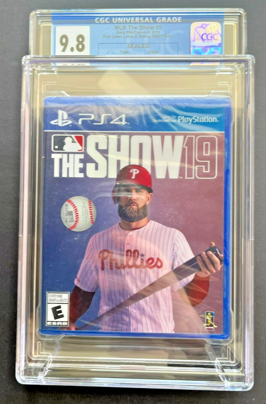 MLB The Show 19 Bryce Harper Cover PlayStation 4 (2019) Sealed CGC 9.8