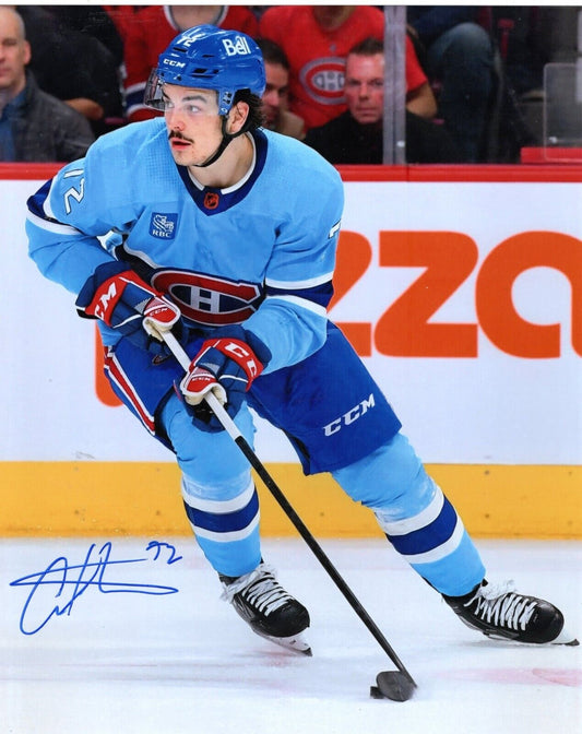 Arber Xhekaj Autographed Hockey 8x10 Photo (Montreal Canadiens) - 643-collectibles