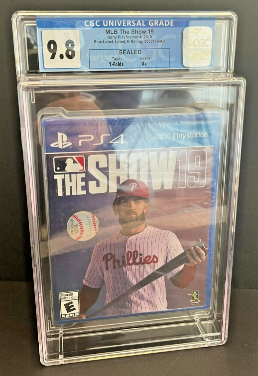MLB The Show 19 Bryce Harper Cover PlayStation 4 (2019) Sealed CGC 9.8 - 643-collectibles