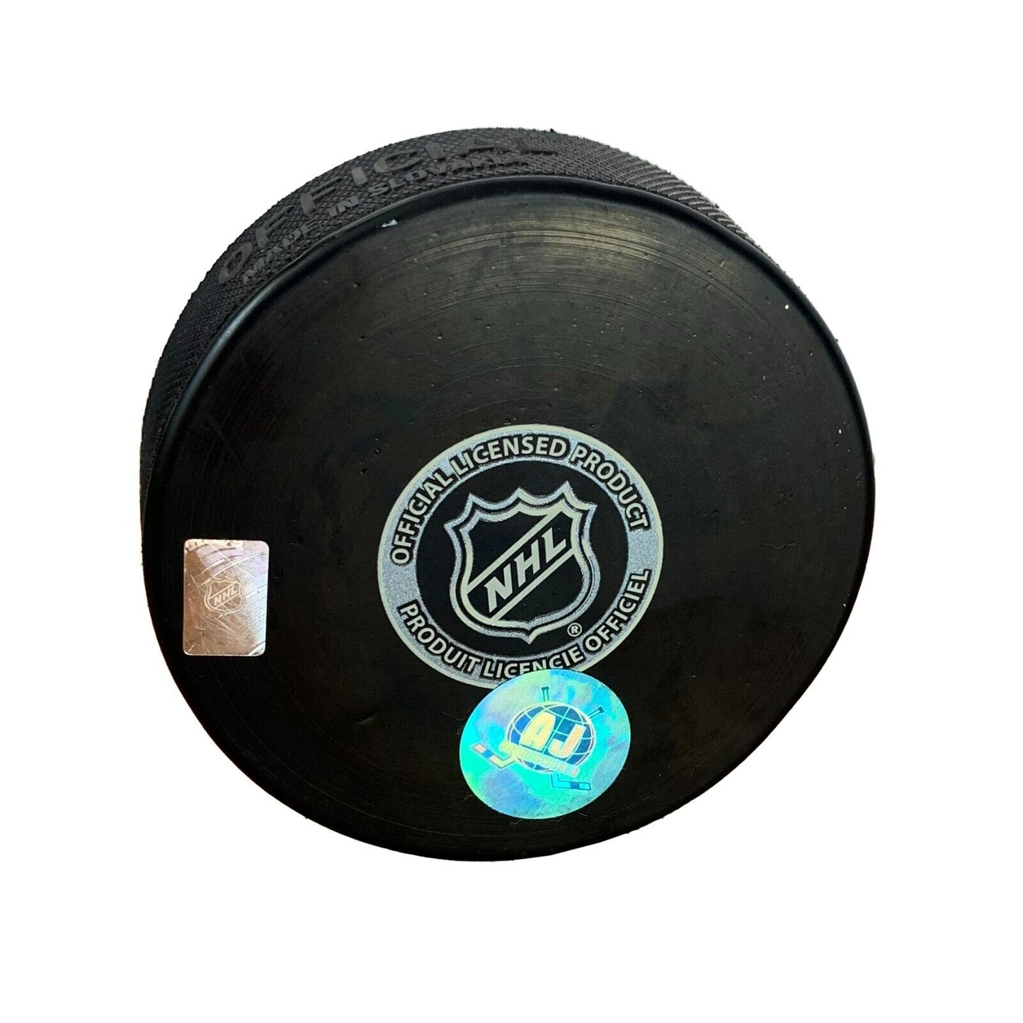 Owen Nolan Autographed Hockey Puck (Quebec Nordiques) - 643-collectibles