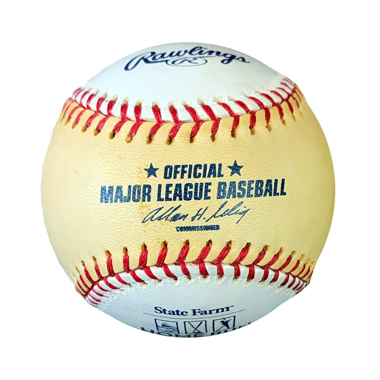 2007 MLB Home Run Derby Vladimir Guerrero Autographed Official Baseball JSA - 643-collectibles