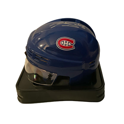 Mike Matheson Autographed Montreal Canadiens Mini Helmet AJ Sports - 643-collectibles