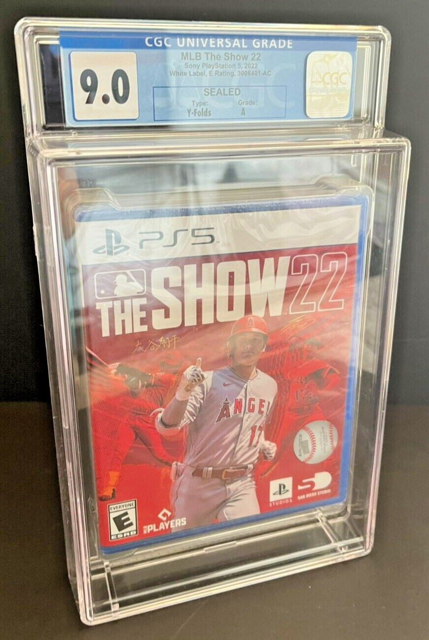 MLB The Show 22 Shohei Ohtani Cover PlayStation 5 (2022) Sealed CGC 9.0 - 643-collectibles