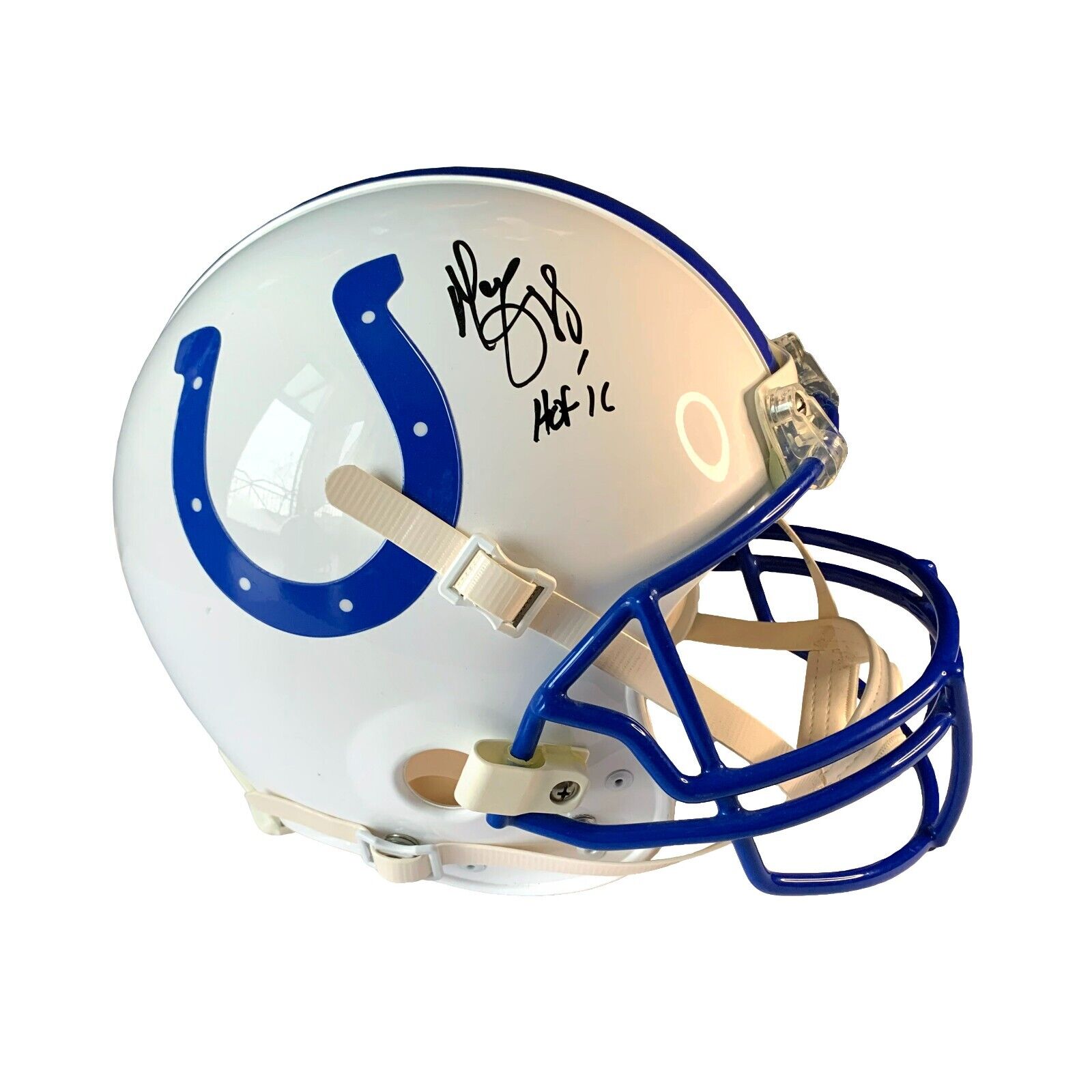 Marvin Harrison Autographed Authentic Full Size Football Helmet JSA (Indianapolis Colts) - 643-collectibles